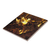 Brandende bijkantoren tegeltje (Zijkant)