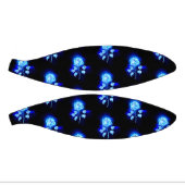 Brandende Blauwe Roos Basketbal (Panelen)