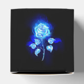 Brandende blauwe roos bedankdoosjes (Bovenkant)