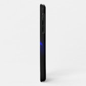 Brandende Blauwe Roos Case-Mate iPhone Case (Achterkant/links)