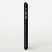 Brandende Blauwe Roos iPhone Hoesje (Linkerkant)