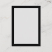 Brandende Blauwe Roos Visitekaartje (Achterkant)