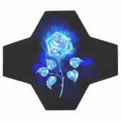 Brandende Blauwe Roos Voetbal (Enkel)