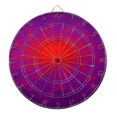 Brandende Galaxy Fractal Dart Board Dartbord (Voorkant)