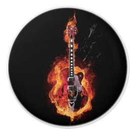 Brandende gitaarknop keramische knop