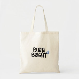 Brandende heldere BL-tas Tote Bag