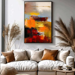 Brandende Horizon Poster