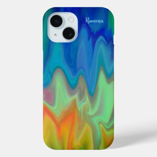 Brandende Kleuren Case-Mate iPhone Case (Achterkant)