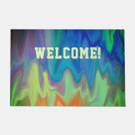 Brandende kleuren Deurmat