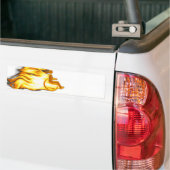 Brandende Stoel Bumpersticker (Op Truck)
