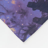 Brandende Trails - Dirt-bike Rider Fleece Deken (Hoek)