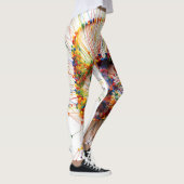 Branderig gevoel man sterke expressie leggings (Rechts)