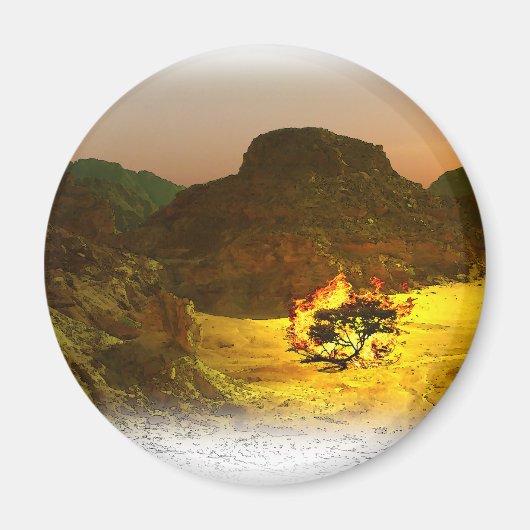 Branderig gevoel Struik 1 Magneet (Voorkant)