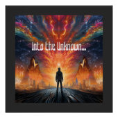 Branderig Man in het onbekende Perfect Poster (Voorkant)