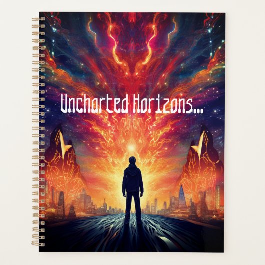 Branderig Man Uncharted Horizons Planner (Voorkant)