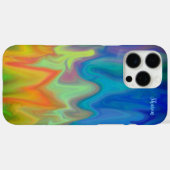 Branderige kleuren Case-Mate iPhone case (Achterkant (horizontaal))
