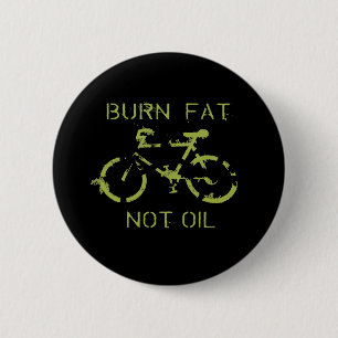 Brandervet geen olie ronde button 5,7 cm