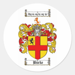 BRANDGEZIN KREST - BRANDKAT VAN WAPENS RONDE STICKER