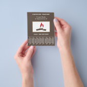 Brandhout levering scheur van strips flyer (Hand)