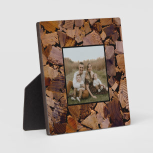 Brandhout rustieke cabine hout graan boom schors p fotoplaat