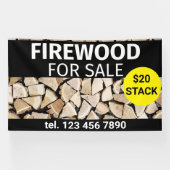 Brandhout te koop Professioneel Klein Bedrijf Spandoek (Horizontaal)