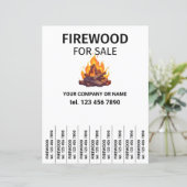 Brandhout te koop Wood Flyer Scheur Van Strips (Staand voorkant)