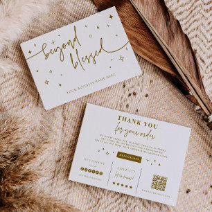 Branding Coupon Kaart Small Business Shop Bedankt