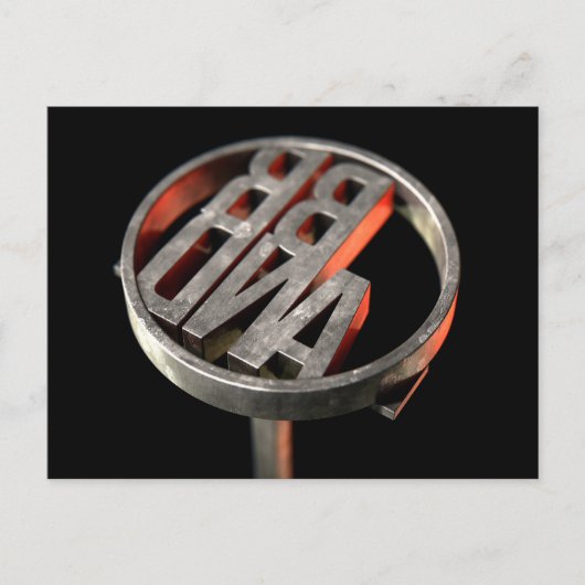 Branding Iron Brand Briefkaart (Voorkant)