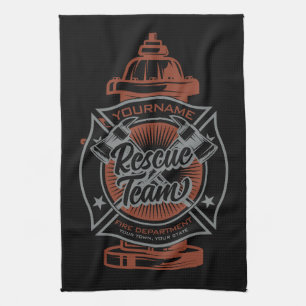 Brandkraan ADD NAME Brandweer Reddingsteam Theedoek
