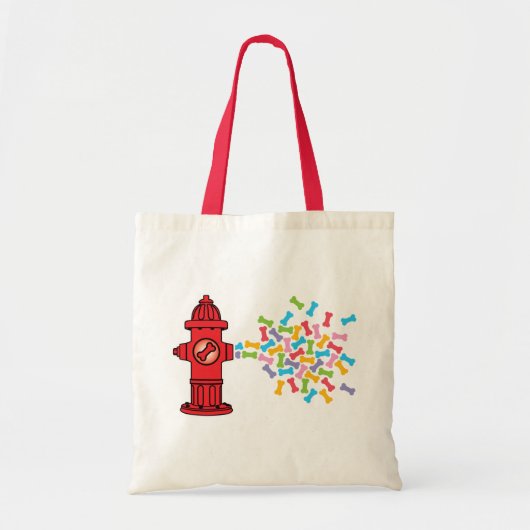 Brandkraan met Dog Botten Tote Bag (Voorkant)