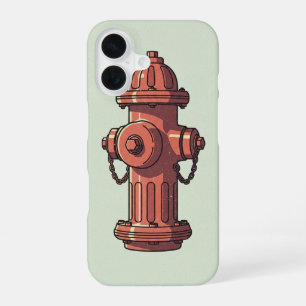 Brandkraan Minimal iPhone 16 Hoesje