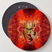 Brandmaskerknop Ronde Button 6,0 Cm (Voorkant /achterkant)