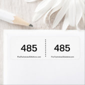 Brandmeldcircuit label - 485 (Insitu)