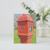 brandmelder briefkaart (Staand voorkant)