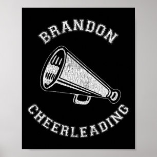 Brandon Cheer Vervuild Retro 90's Cheerleader Poster