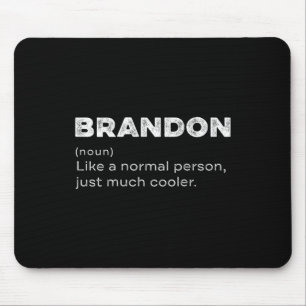 Brandon Definitie Gepersonaliseerde Naam Grappige Muismat