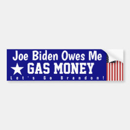 Brandon Eigenaar van Me Gas Money Bumpersticker