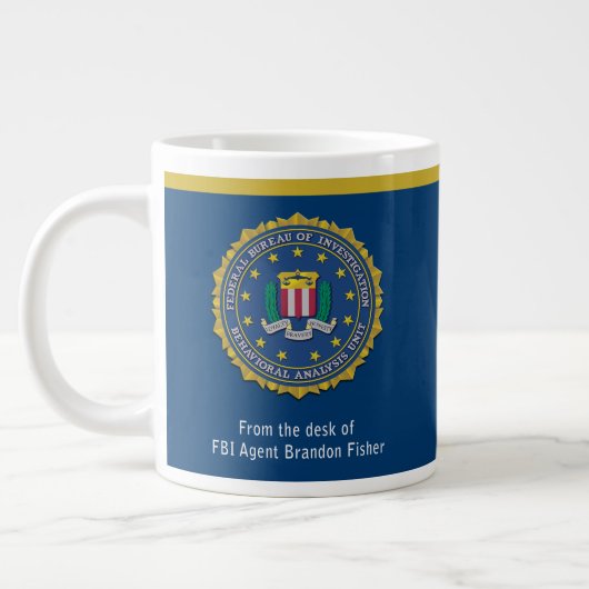 Brandon Fisher FBI 20oz Mug (Gauche)