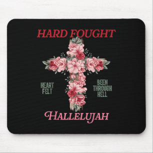 Brandon Hard Fought Hallelujah Prijs Jesus Mannen Muismat