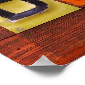 BRANDON Licentie Bord Letter Name Sign Poster (Hoek)