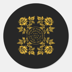 Brandon Merch: Hard gevochten Hallelujah Lak Ronde Sticker