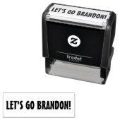 BRANDON Self Inking Stamp Zelfinktende Stempel (In situ)