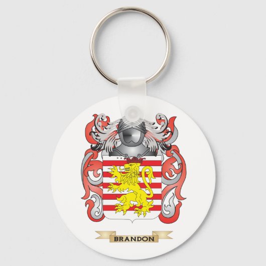 Brandon Wapenkleed (gezinscrest) Sleutelhanger (Voorkant)