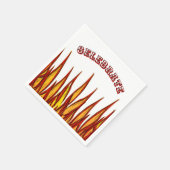 Brandontvlammen Servet (Hoek)