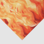 Brandontvlammen Tissuepapier (Detail)