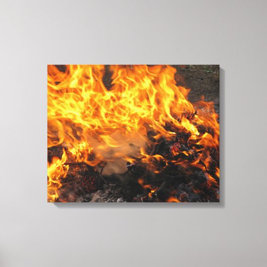 Brandpenseel Canvas Afdruk (Voorkant)