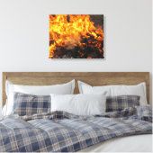 Brandpenseel Canvas Afdruk (Insitu (Slaapkamer))