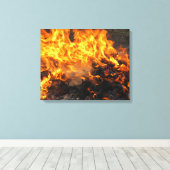 Brandpenseel Canvas Afdruk (Insitu (Houten vloer))