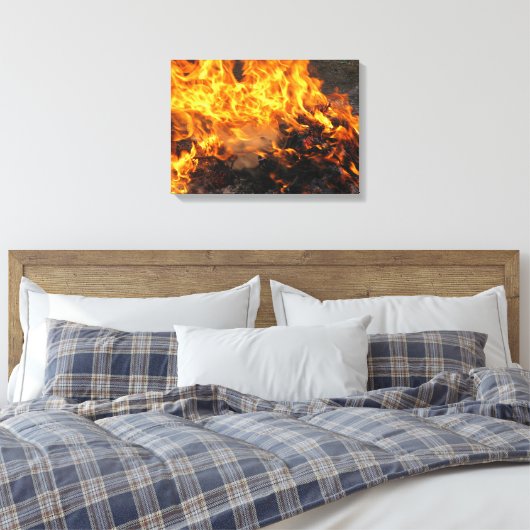 Brandpenseel Canvas Afdruk (Insitu (Slaapkamer))