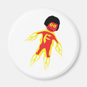 brandpictogram man magneet